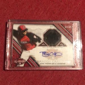 Brandon Crawford autographed card